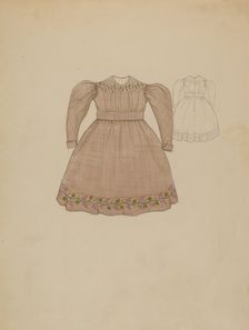 Child's Dress, c. 1936. Creator: Dorothy Gernon