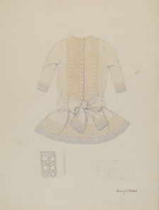 Child's Dress, c. 1936. Creator: Gladys C. Parker