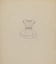 Child's Dress, c. 1936. Creator: Irene Lawson