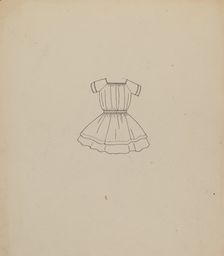Child's Dress, c. 1936. Creator: Irene Lawson