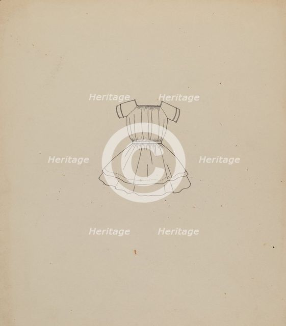 Child's Dress, c. 1936. Creator: Irene Lawson.