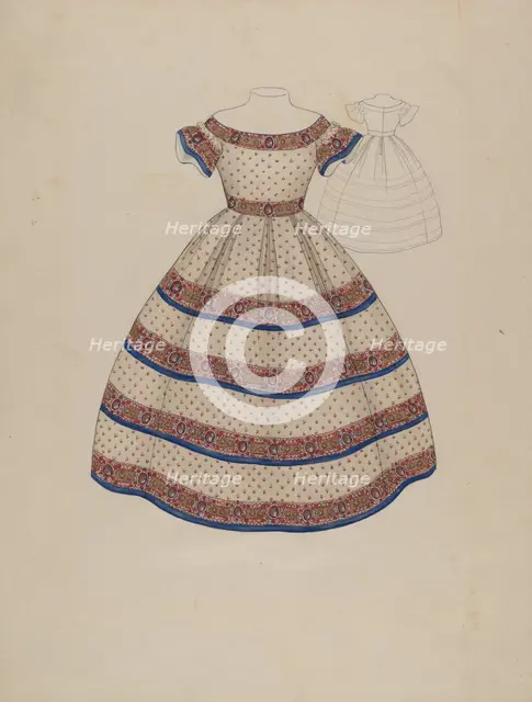 Child's Dress, c. 1936. Creator: Melita Hofmann.