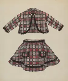 Child's Dress, c. 1936. Creator: Syrena Swanson