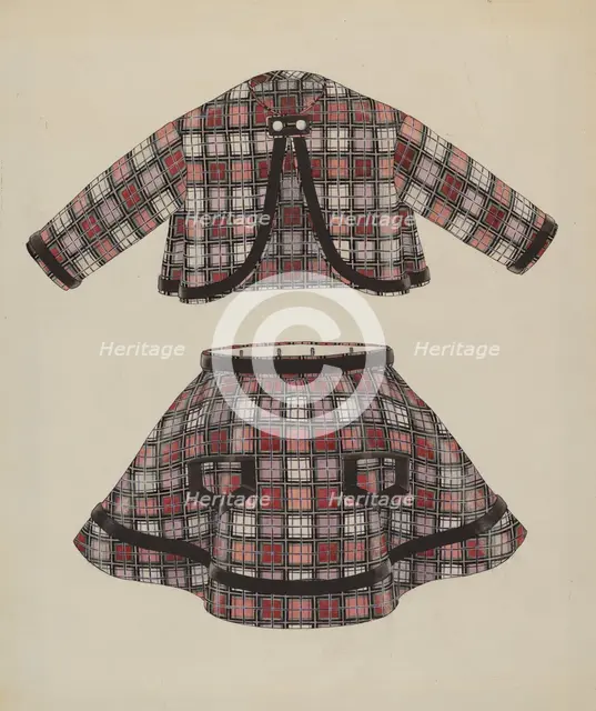 Child's Dress, c. 1936. Creator: Syrena Swanson.