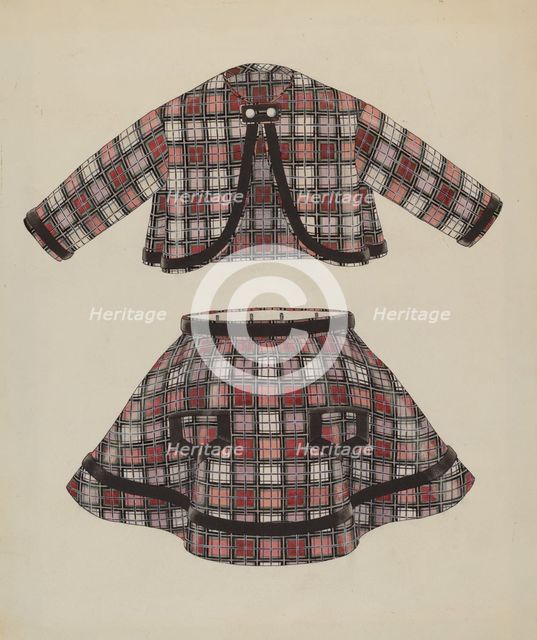 Child's Dress, c. 1936. Creator: Syrena Swanson.