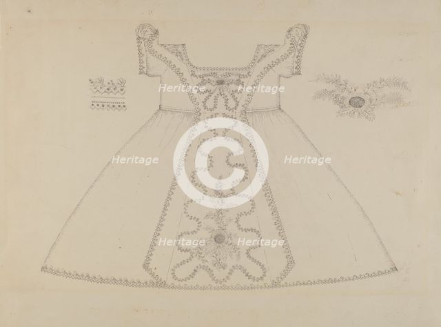 Child's Dress, c. 1937. Creator: Evelyn Bailey.