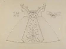 Child's Dress, c. 1937. Creator: Evelyn Bailey