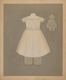 Child's Dress, c. 1937. Creator: Gertrude Lemberg