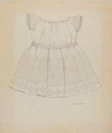 Child's Dress, c. 1937. Creator: Gladys C. Parker
