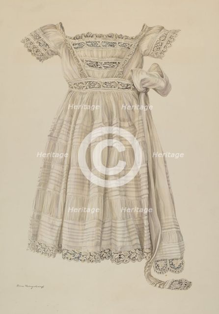 Child's Dress, c. 1937. Creator: Hans Mangelsdorf.
