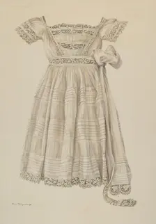 Child's Dress, c. 1937. Creator: Hans Mangelsdorf
