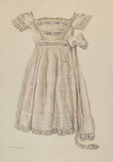 Child's Dress, c. 1937. Creator: Hans Mangelsdorf