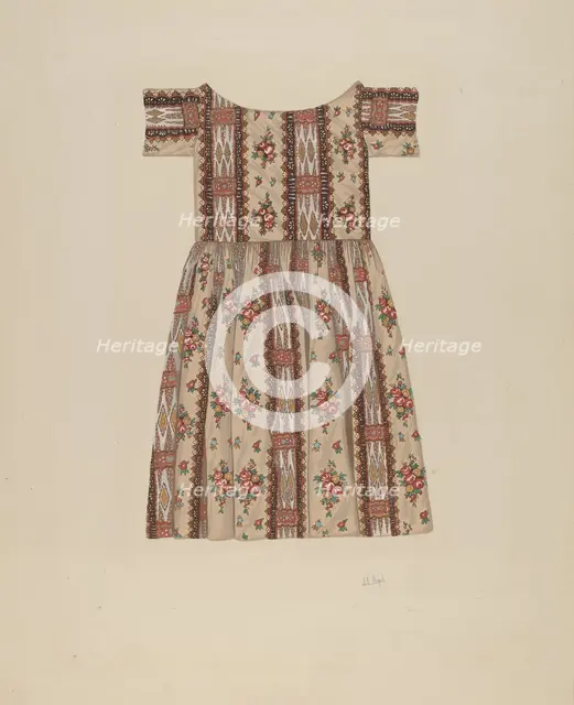 Child's Dress, c. 1937. Creator: Joseph L. Boyd.