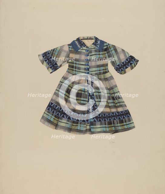 Child's Dress, c. 1937. Creator: Joseph L. Boyd.