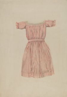 Child's Dress, c. 1937. Creator: Lucien Verbeke