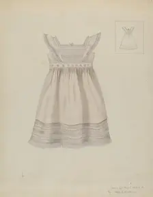 Child's Dress, c. 1937. Creator: Mary E Humes