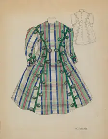 Child's Dress, c. 1937. Creator: Margaret Concha