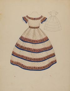 Child's Dress, c. 1937. Creator: Marie Mitchell