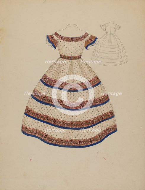 Child's Dress, c. 1937. Creator: Marie Mitchell.