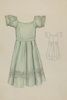Child's Dress, c. 1937. Creator: Ray Price