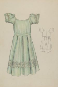 Child's Dress, c. 1937. Creator: Ray Price