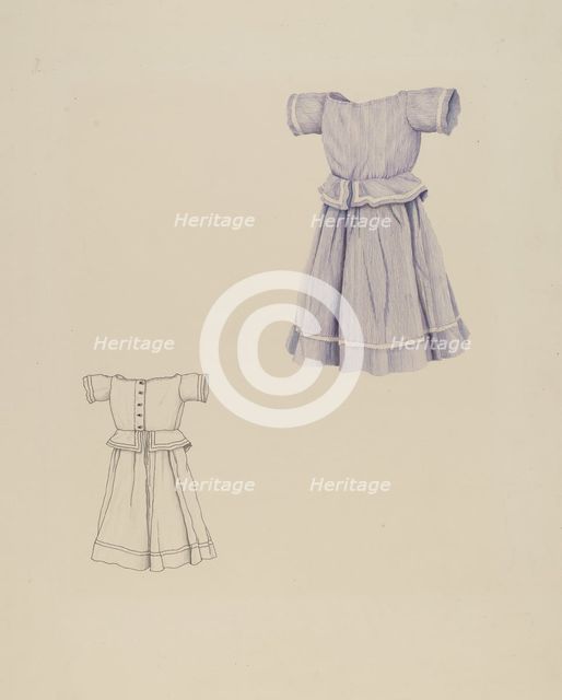 Child's Dress, c. 1937. Creator: Ray Price.