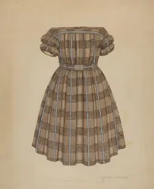 Child's Dress, c. 1938. Creator: Eleanor Gausser