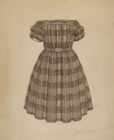 Child's Dress, c. 1938. Creator: Eleanor Gausser