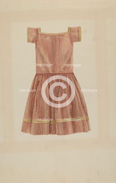 Child's Dress, c. 1938. Creator: Lucien Verbeke.