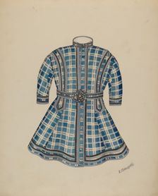Child's Dress, c. 1938. Creator: Raymond Manupelli