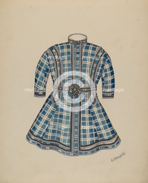 Child's Dress, c. 1938. Creator: Raymond Manupelli.