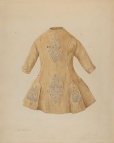 Child's Dress, c. 1938. Creator: Sara Garfinkel
