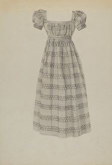 Child's Dress, c. 1939. Creator: Florence Grant Brown