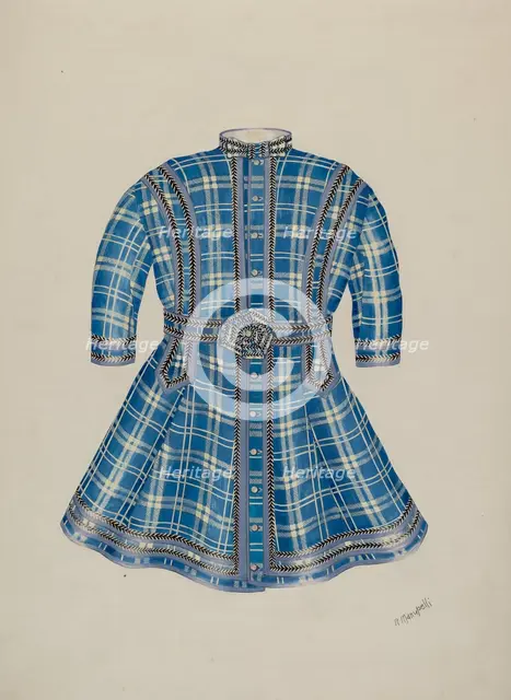 Child's Dress, c. 1939. Creator: Raymond Manupelli.