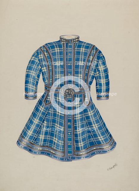 Child's Dress, c. 1939. Creator: Raymond Manupelli.