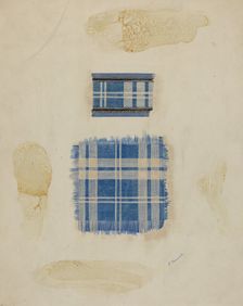Child's Dress (Section), c. 1938. Creator: Raymond Manupelli