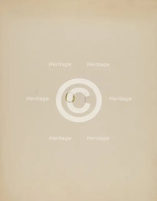 Child's Earring, c. 1936. Creator: Isidore Steinberg.