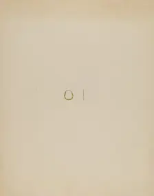 Child's Earring, c. 1936. Creator: Isidore Steinberg