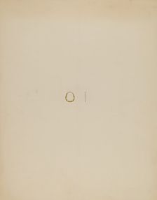Child's Earring, c. 1936. Creator: Isidore Steinberg