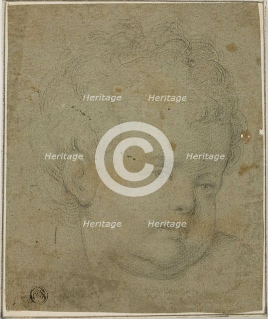 Child's Head, n.d. Creator: Giovanni Battista Caracciolo.