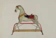 Child's Hobby Horse, c. 1937. Creator: Theodore Pfitzer