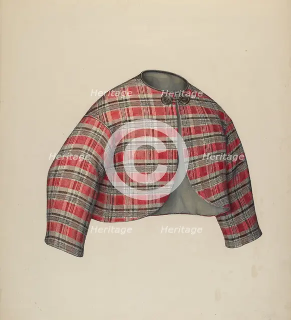 Child's Jacket, 1935/1942. Creator: Julie C Brush.