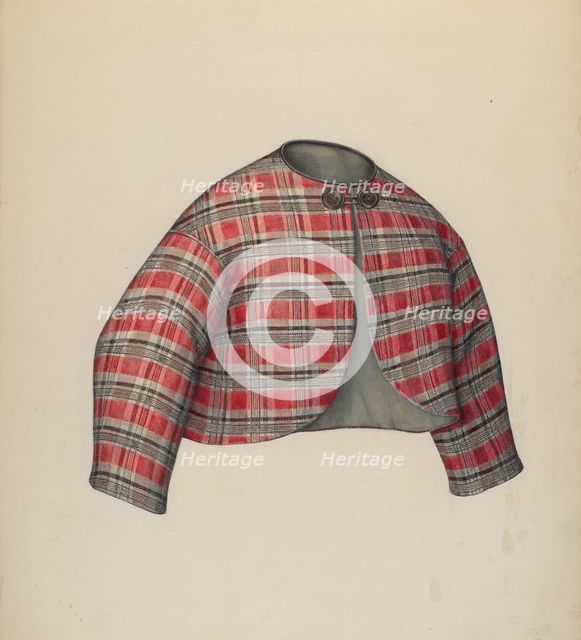 Child's Jacket, 1935/1942. Creator: Julie C Brush.