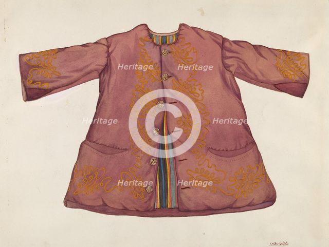 Child's Jacket, 1936. Creator: Irene M. Burge.