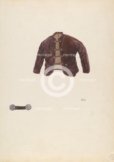 Child's Jacket, c. 1937. Creator: Arelia Arbo.
