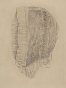 Child's Lace Cap, 1935/1942. Creator: Raymond Manupelli