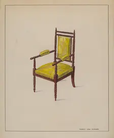 Child's (living room) Chair, c. 1937. Creator: Francis Law Durand