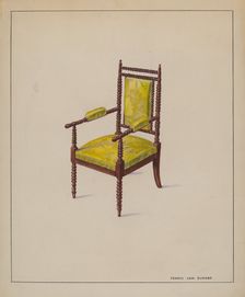 Child's (living room) Chair, c. 1937. Creator: Francis Law Durand