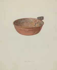 Child's Porringer, 1938. Creator: Jacob Gielens