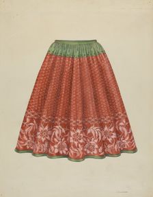 Child's Skirt, c. 1936. Creator: Syrena Swanson